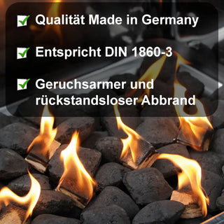 FABRIKVERKAUF Ökologische Anzündwürfel Holz & Wachs - 24 Platten